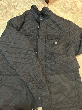 Vans Men’s Quilted Black Lightweight Jacket